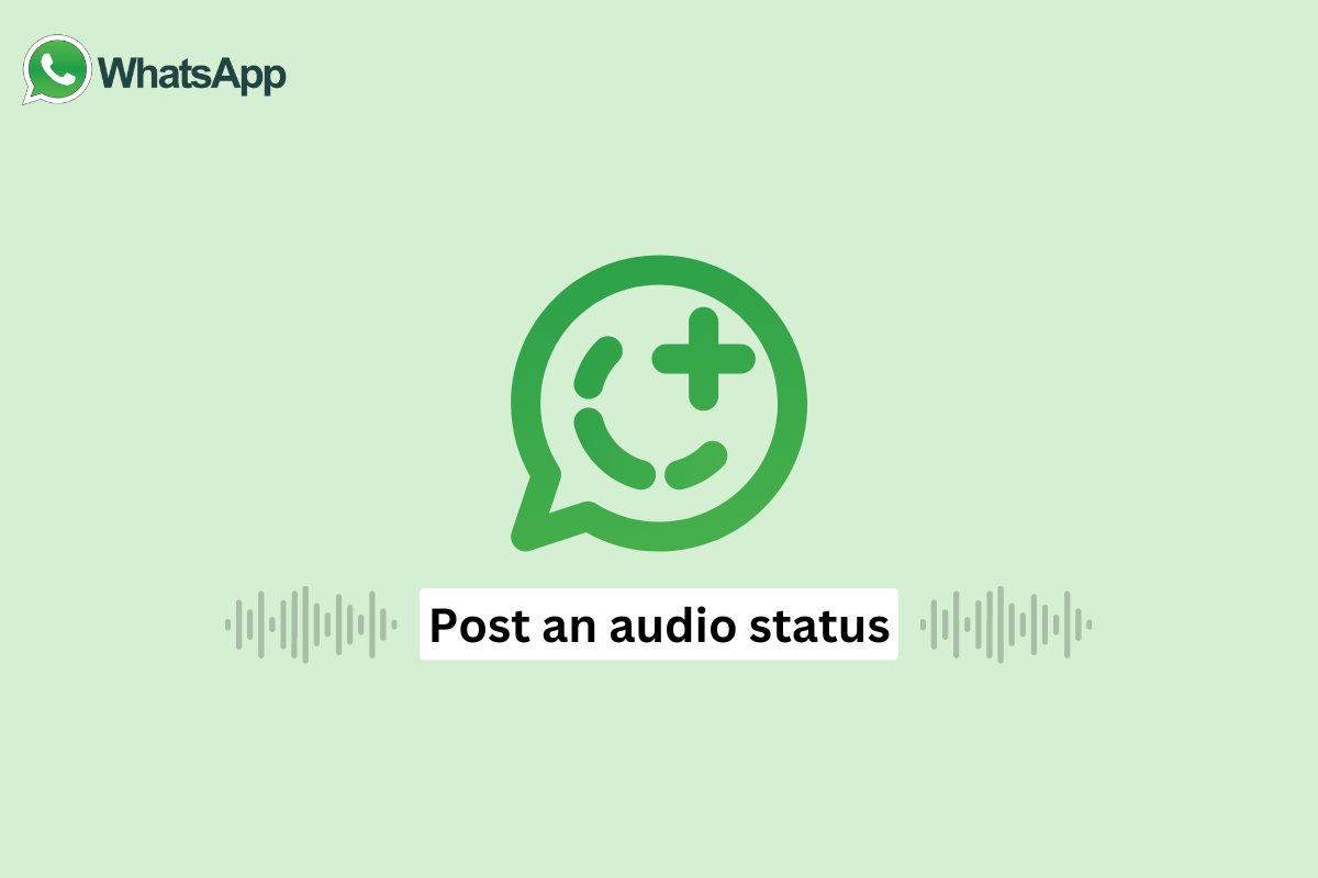 How to Post a WhatsApp Audio Status