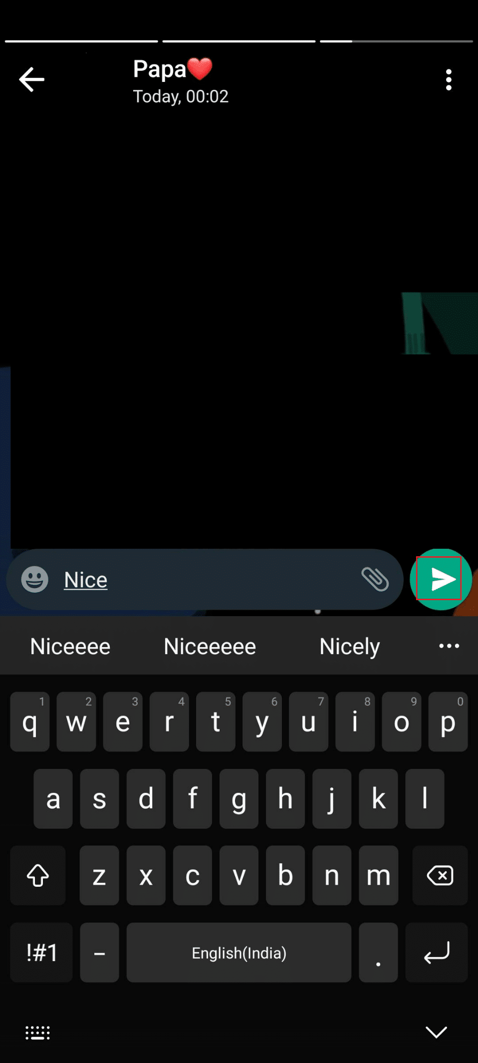 arrow icon | How to Post a WhatsApp Audio Status