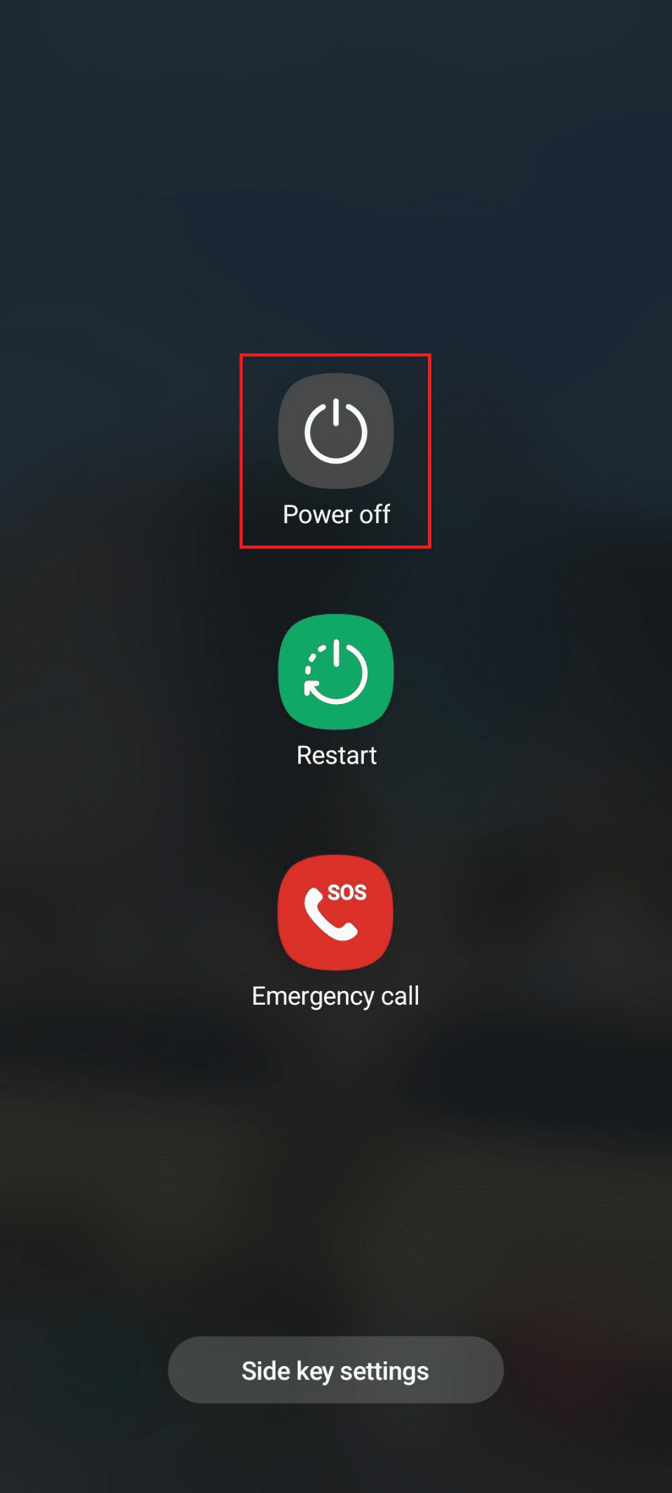 power off 