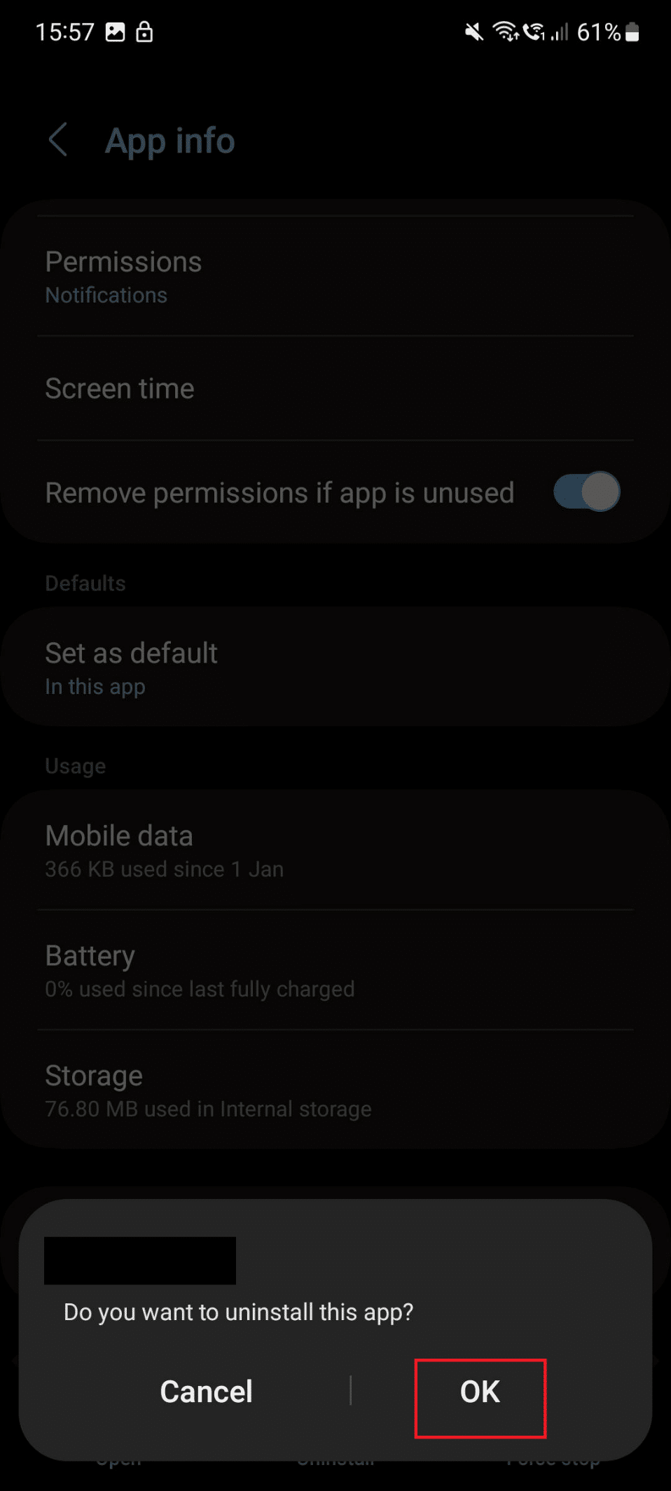 OK for uninstall. Fix Failed to Update Firmware Visit Samsung Service Center Error