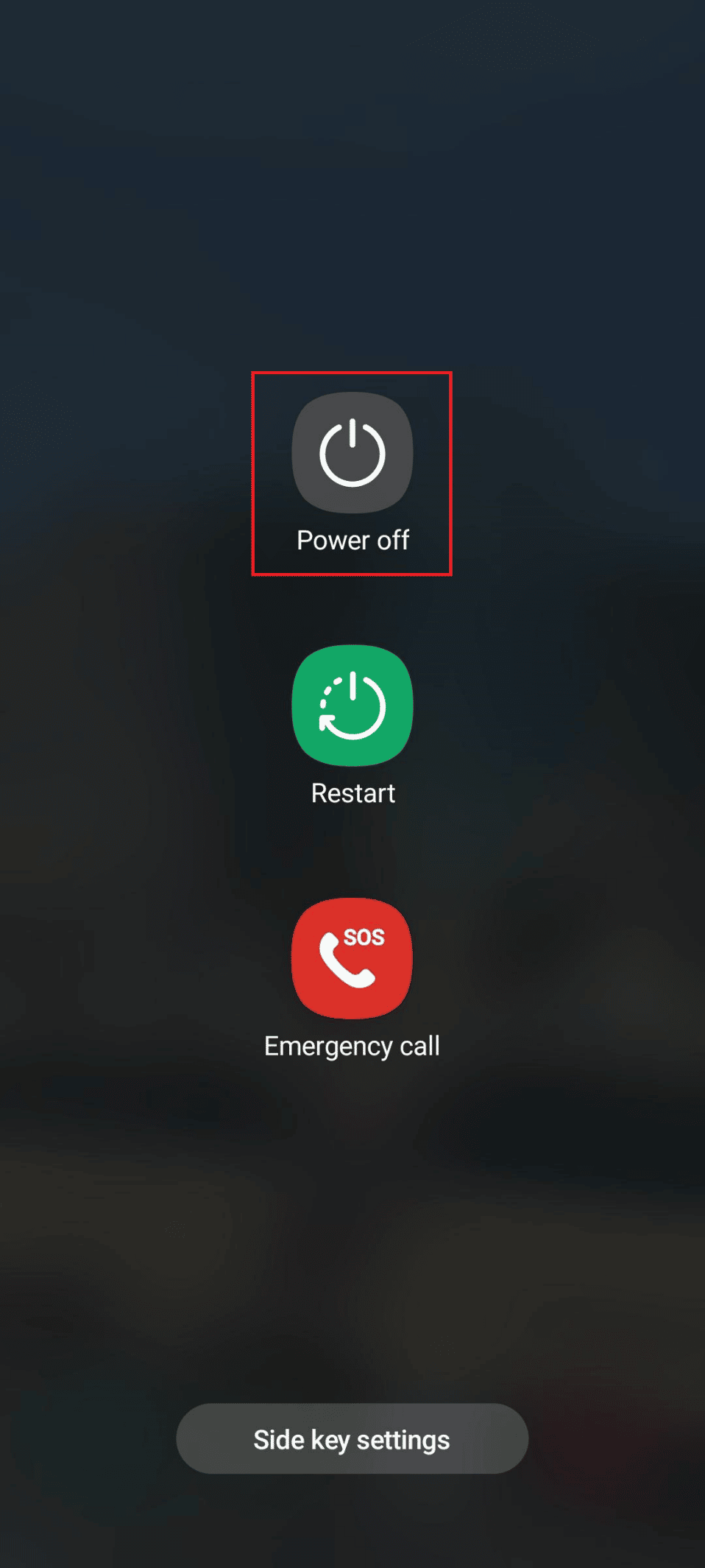 power off