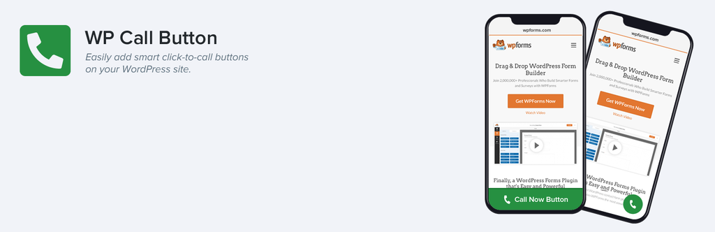The banner of WP Call Button plugin WP Call Button WordPress plugin banner