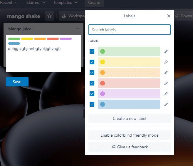 Click on Edit Labels. How to Add List in Trello