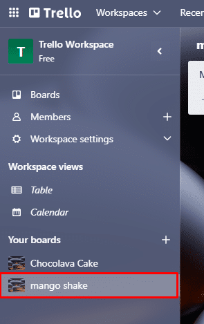 Open the board with the list you want to add a label to