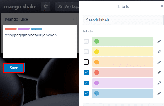 Click on Save. How to Add List in Trello