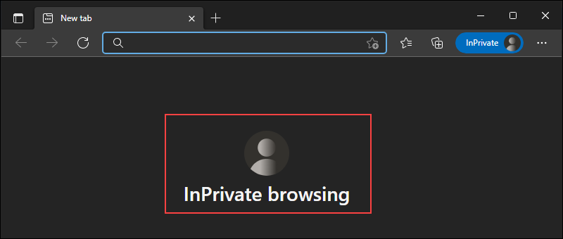 Browsing incognito in Edge.