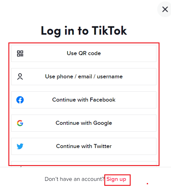Log in OR Sign up