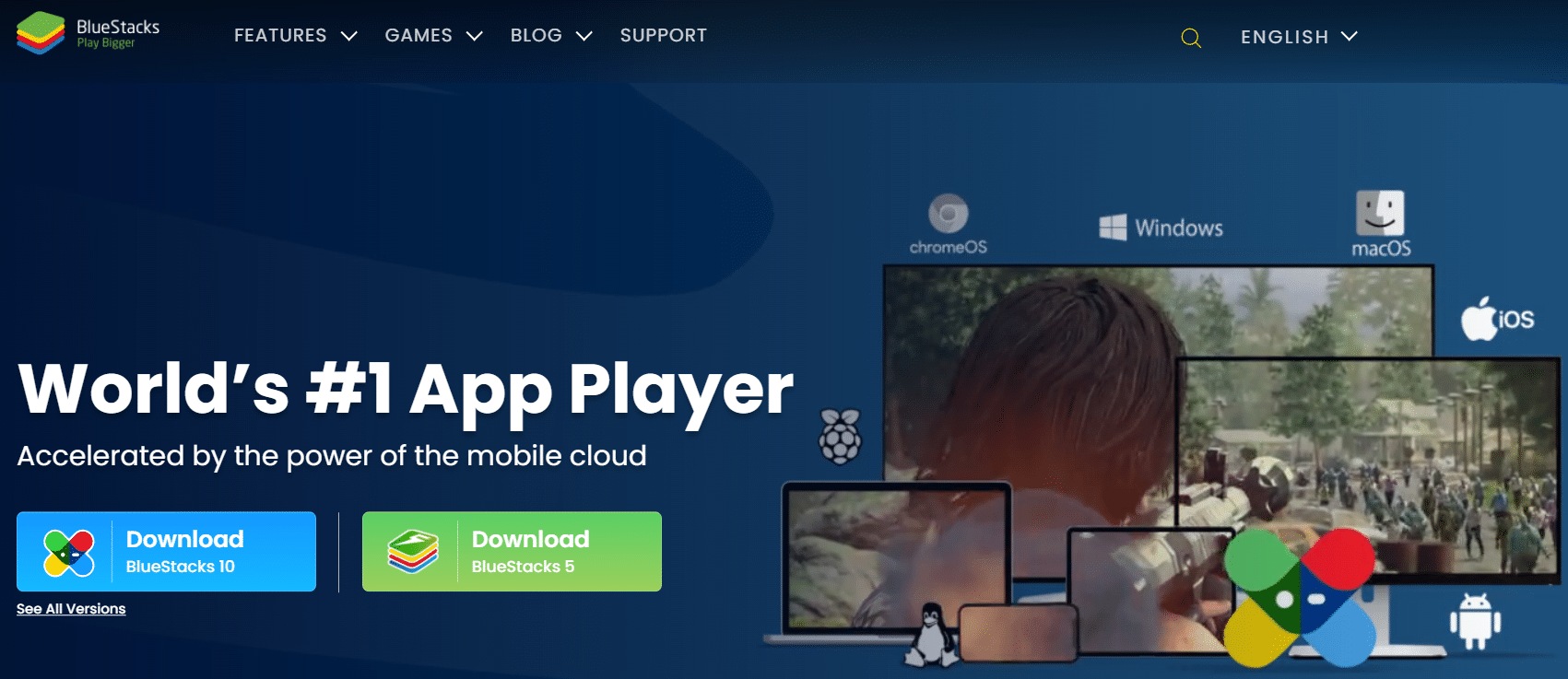 Bluestacks Homepage