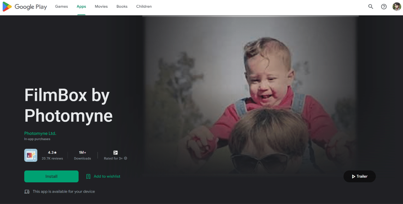 FilmBox by Photomyne in play store. How to Scan Old Photos for the Best Resolution