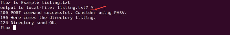 Saving the contents of a directory as a text file