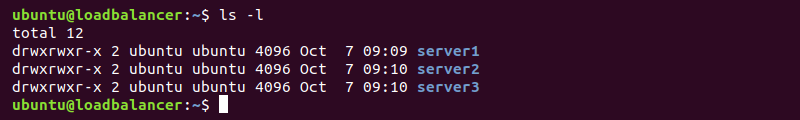 Server folder structure