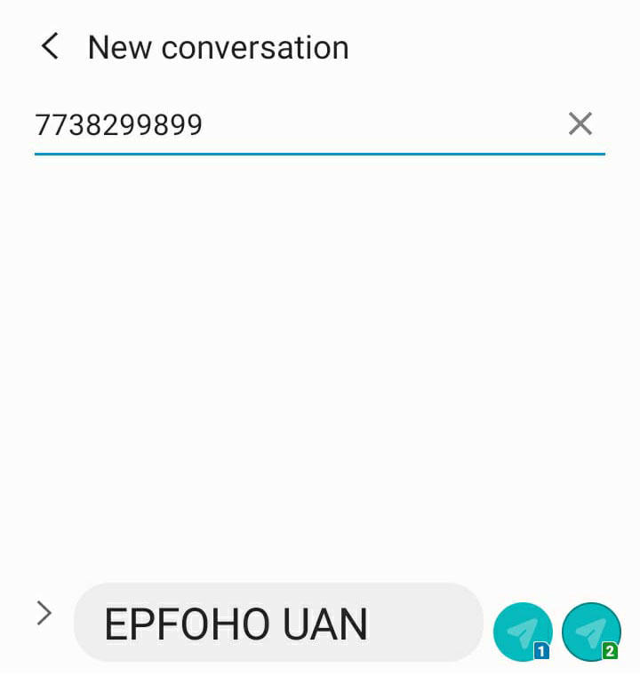 Old pf account number balance check by sms,