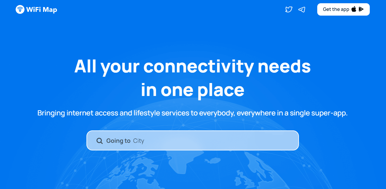 WiFi Map website