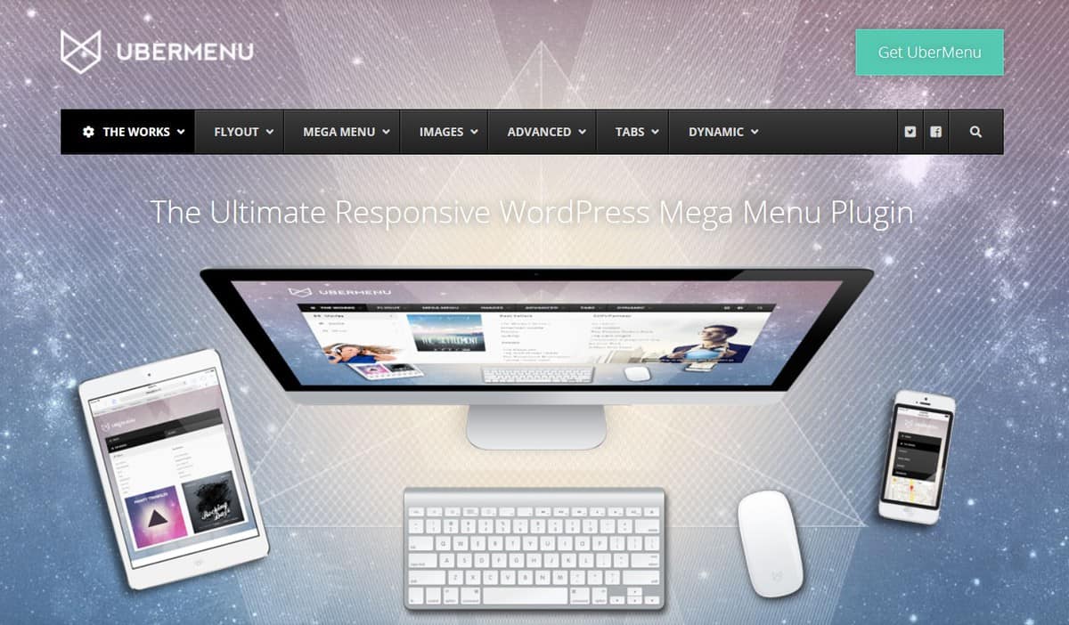 UberMenu's homepage