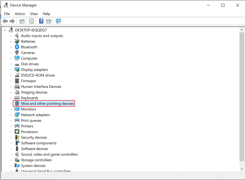 Double click on Mice and other pointing devices. | How to Fix Magic Mouse 2 Not Connecting on Windows 10