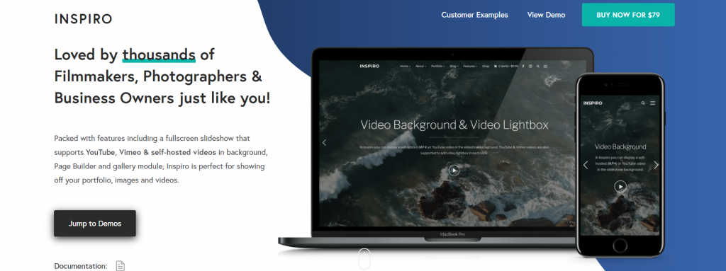 Inspiro WordPress theme