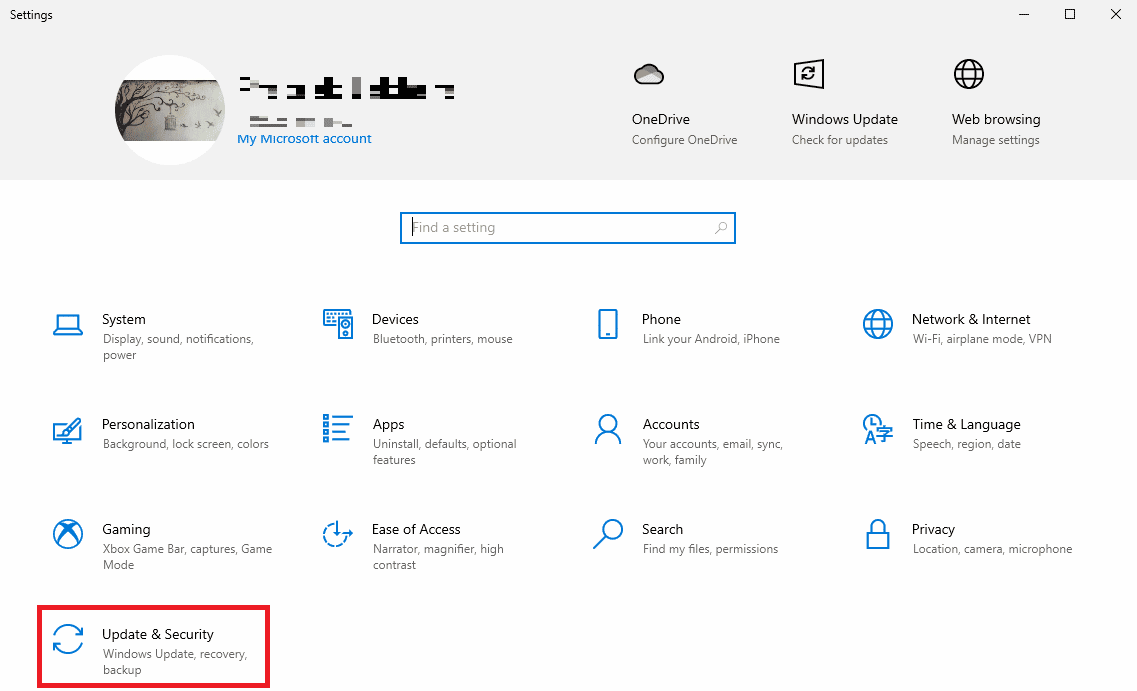 select Update and Security. how to cool down laptop while gaming