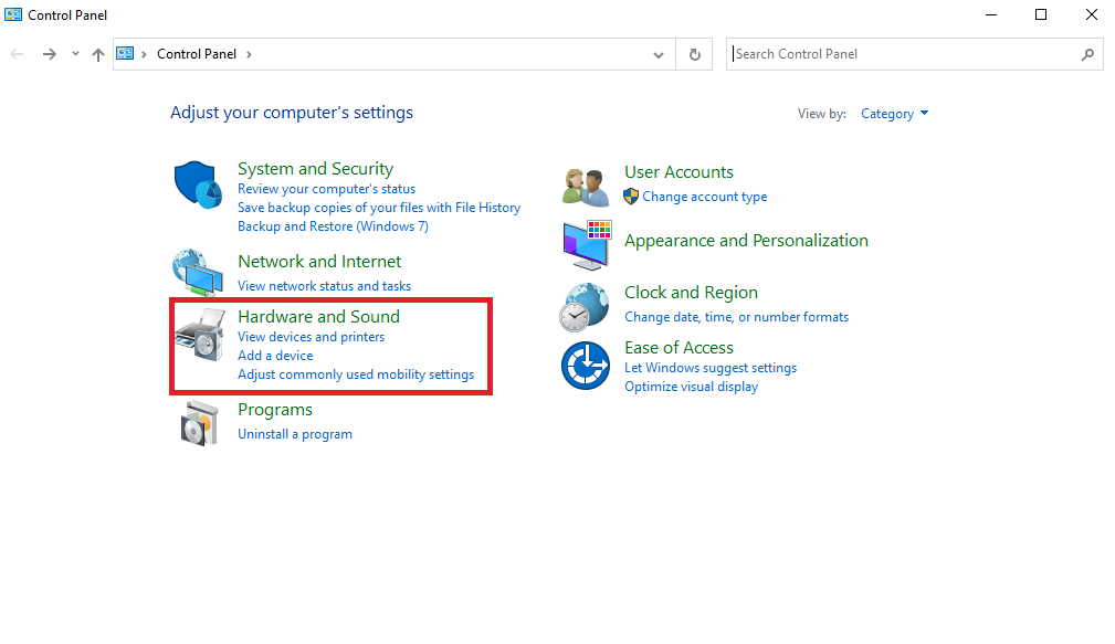 click on Hardware and Sound. How to Fix an Overheating Laptop