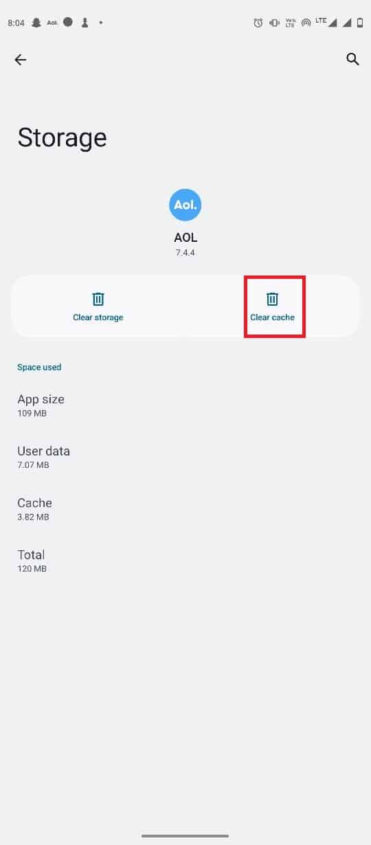 tap on Clear cache. 10 Ways to Fix AOL Mail Not Working