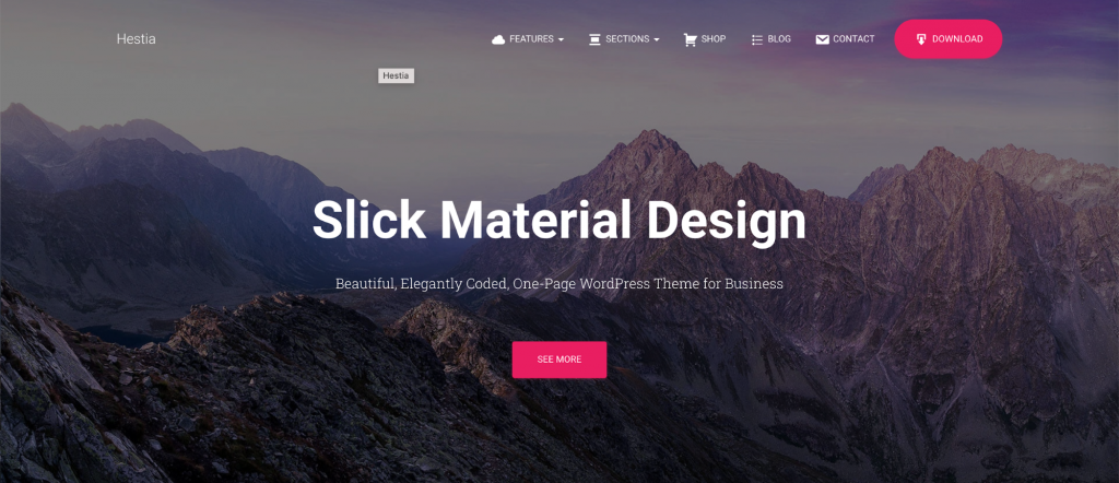 Hestia WordPress WooCommerce Theme