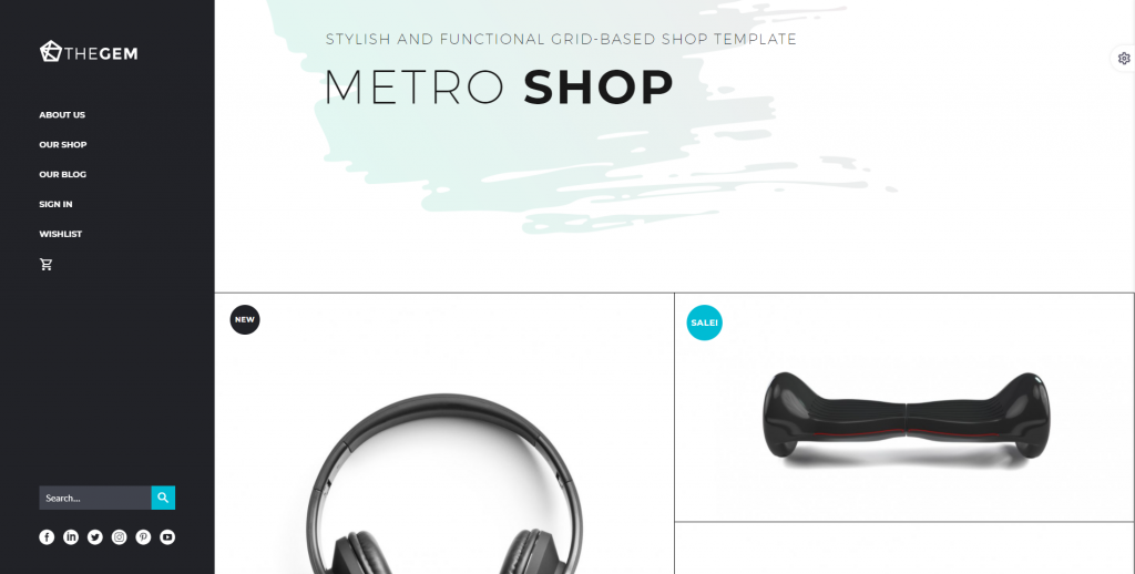 The Gem WordPress WooCommerce Theme