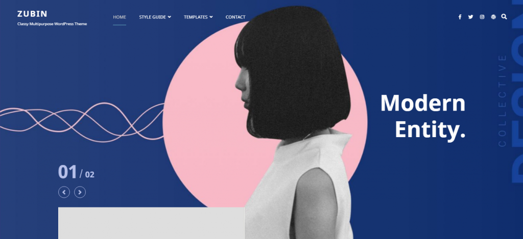 Zubin Free WordPress Blog Theme