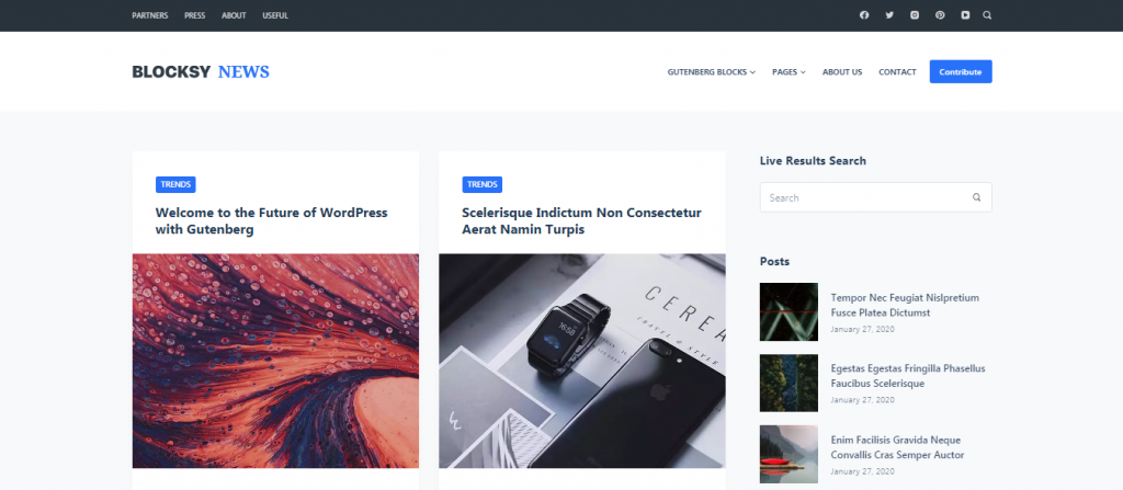 Blocksy Free WordPress Blog Theme