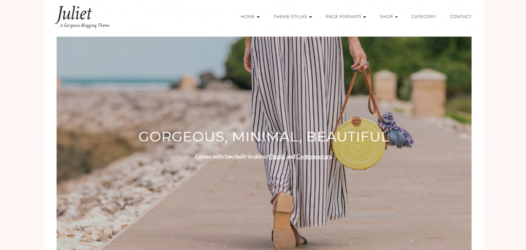 Juliet Free WordPress Blog Theme