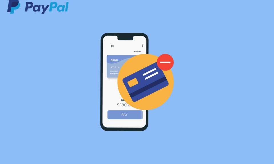 How to Remove Card from PayPal