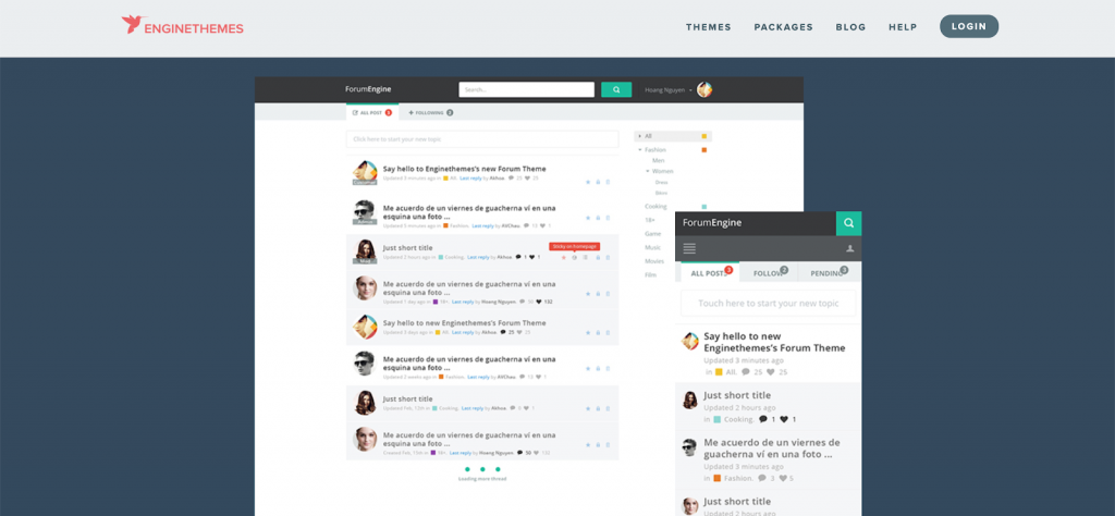 ForumEngine plugin homepage