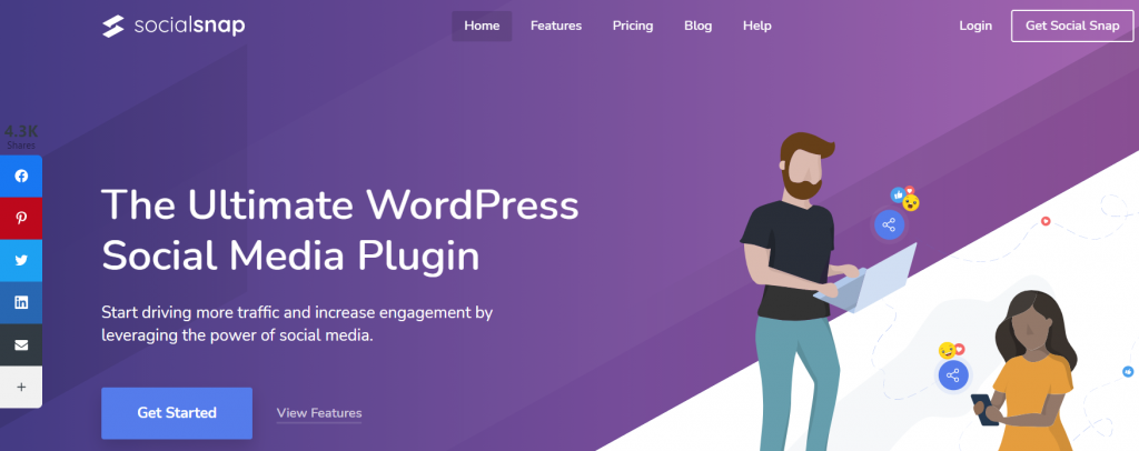 Social Snap WordPress Social Media plugin