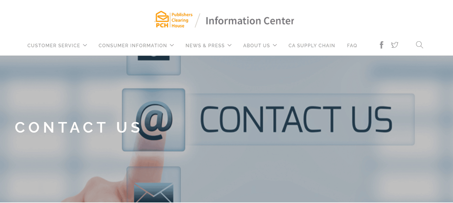 PCH customer service page | How to Cancel PCH Account