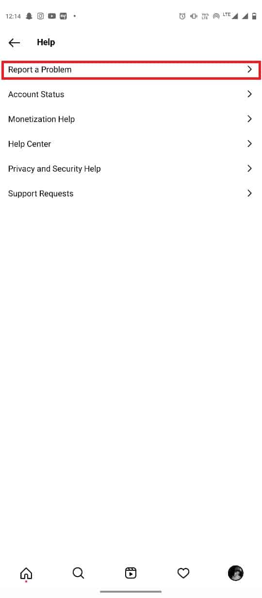 tap on Report a Problem. Top 10 Ways to Fix Instagram Stories Not Loading Issue