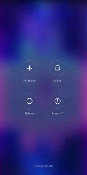 Press and hold the Power button