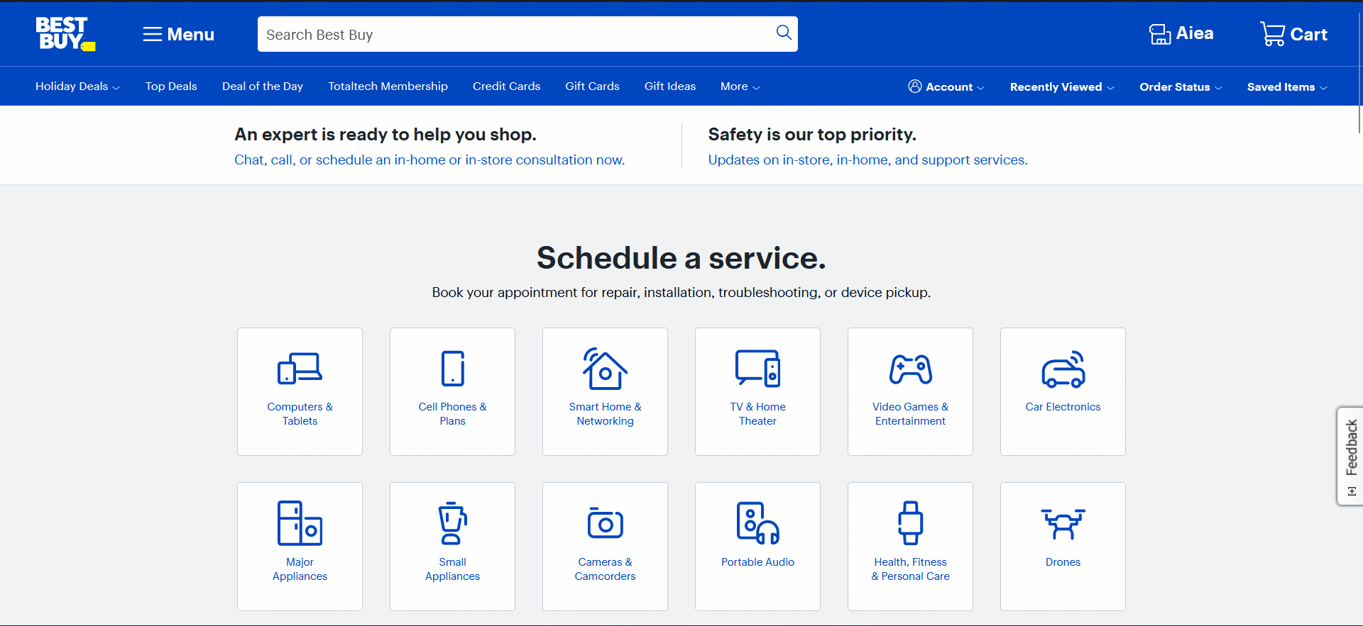Best Buy Geek Squad website