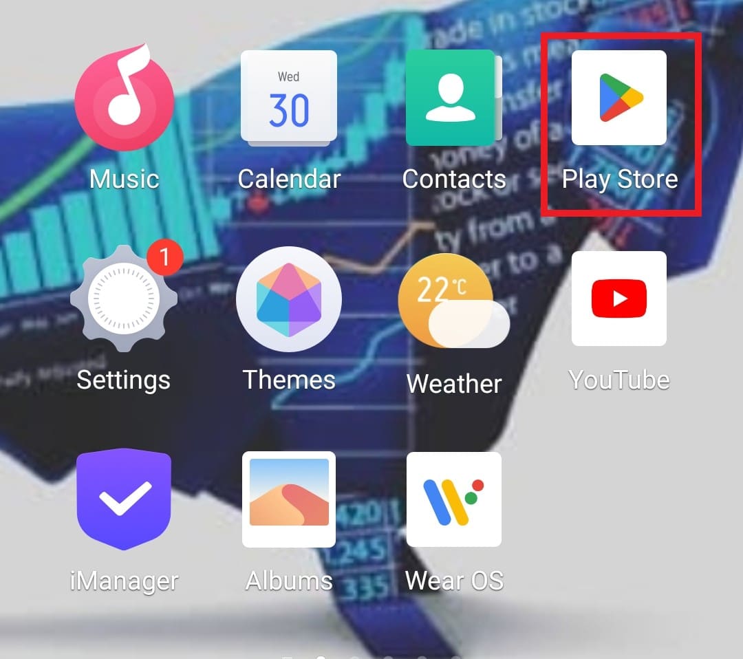 Launch Play Store 