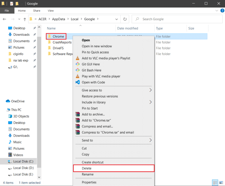 Right-click on Chrome and select Delete. | Chrome print preview stuck not loading=