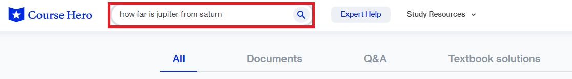 Login to your Course Hero account and on enter your question in the Search bar