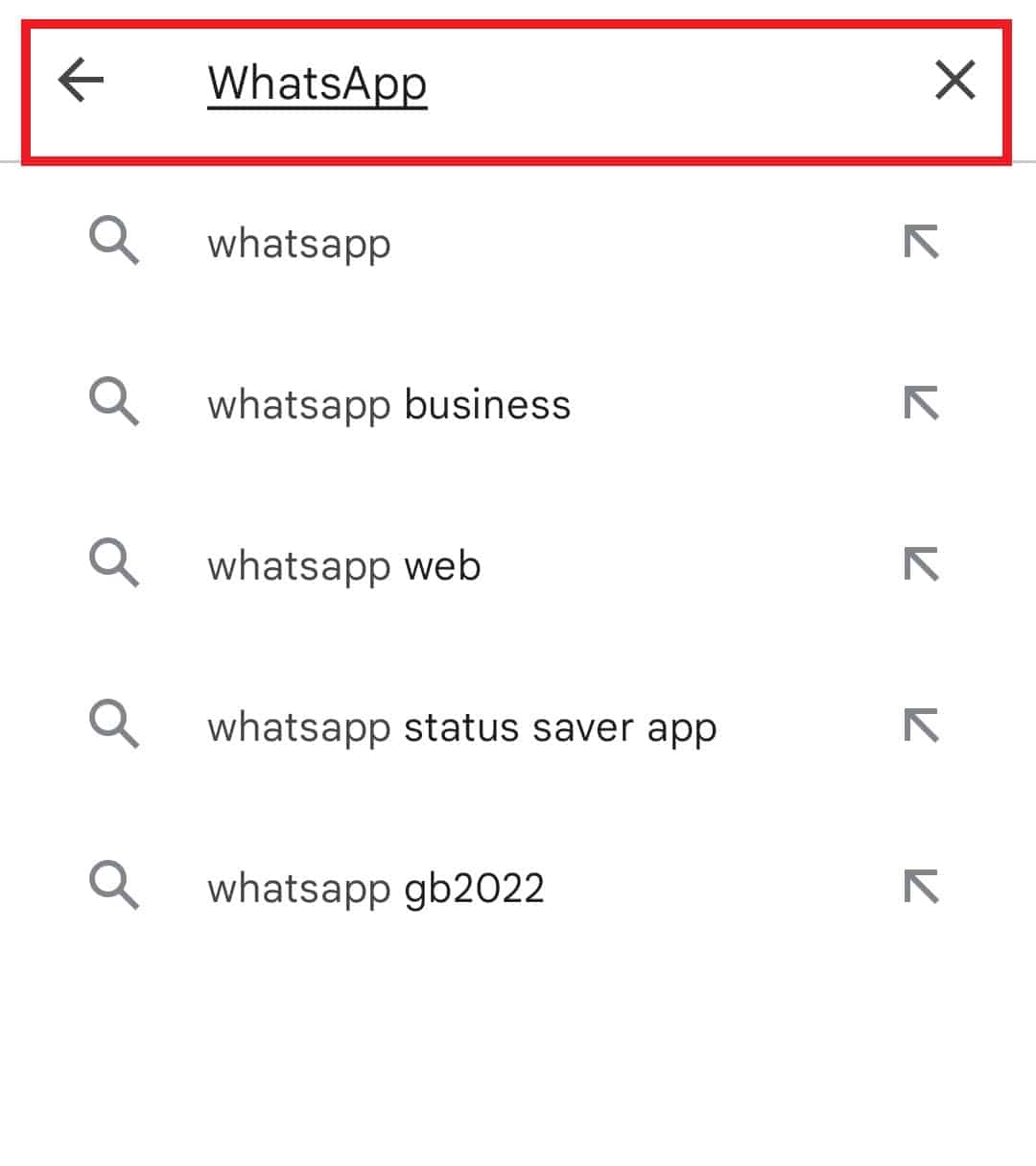 Search WhatsApp