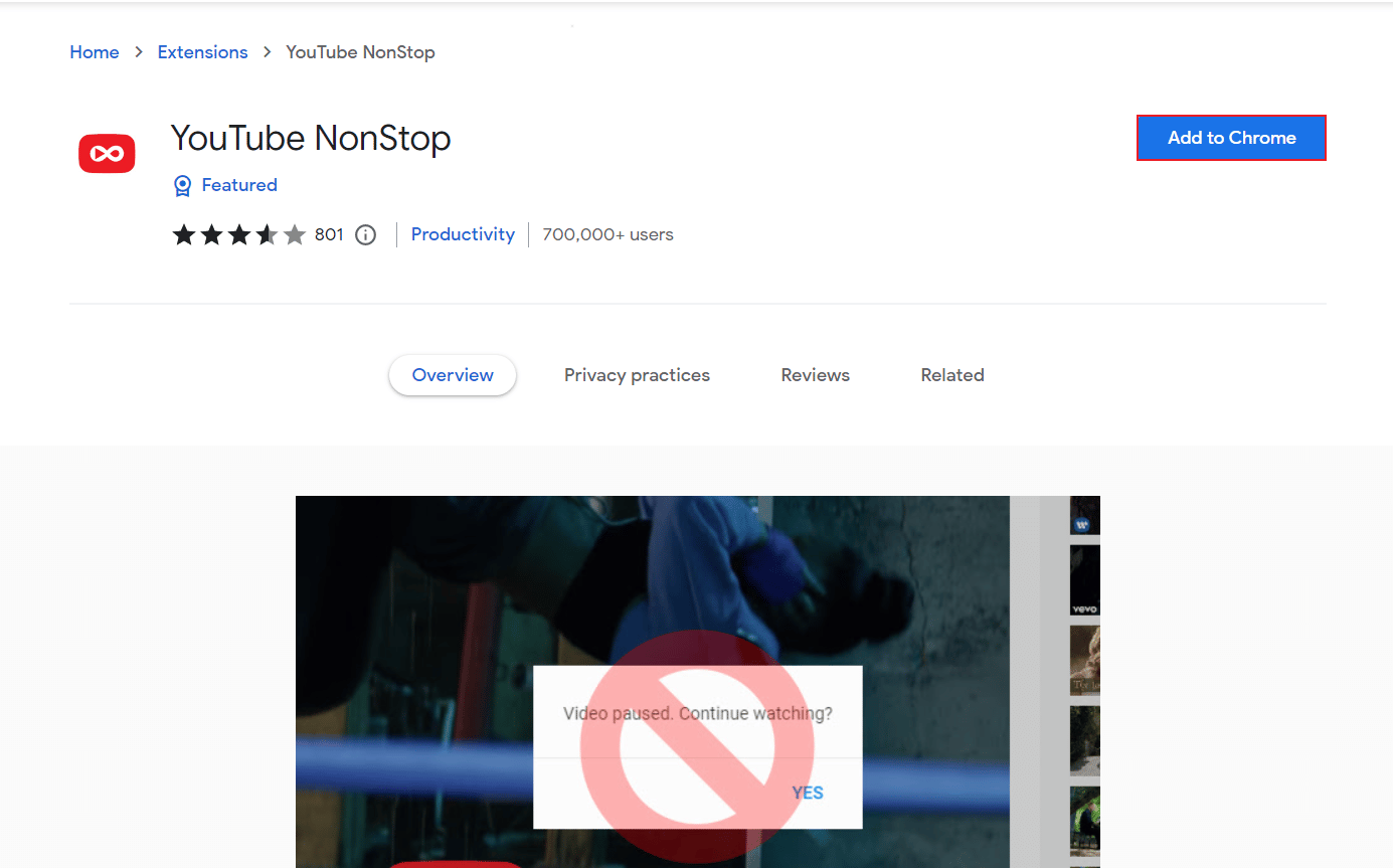 click on add to chrome