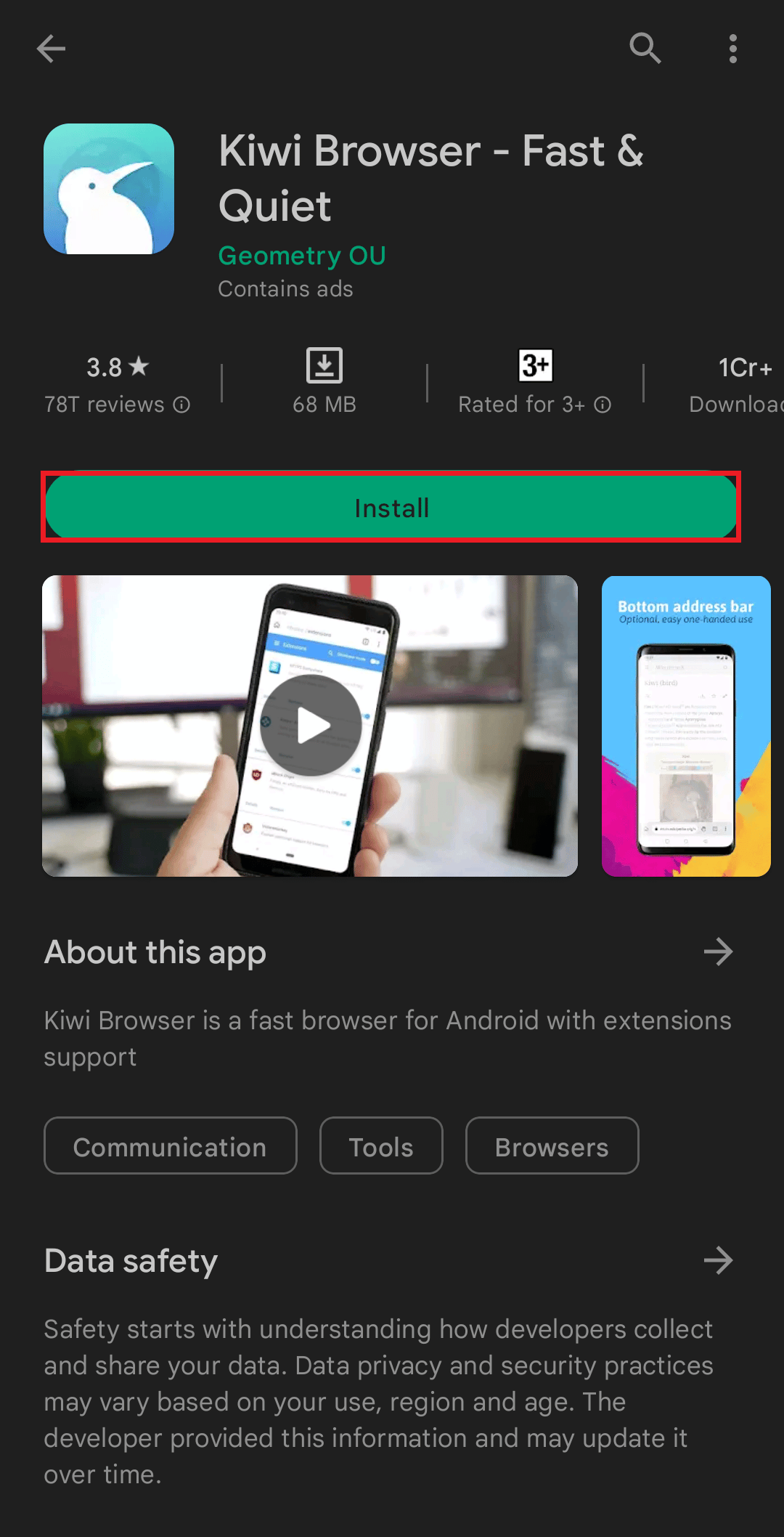 search kiwi browser. How to Turn Off Are You Still Watching YouTube Message