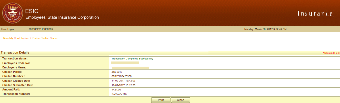 How To Download ESIC Challan After Payment
