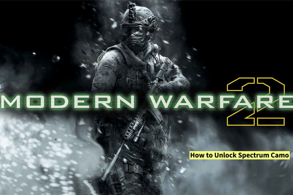 How to Unlock Spectrum Camo in MW2