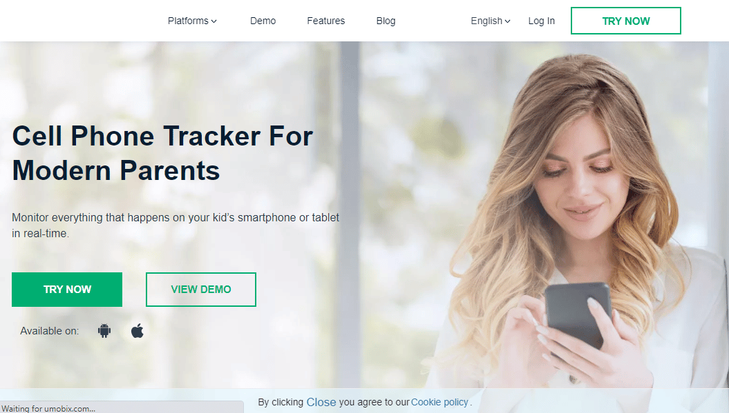Open the uMobix website