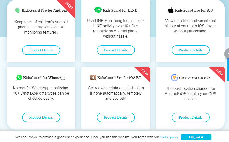 Open the KidsGuard Pro and click on the suitable plan