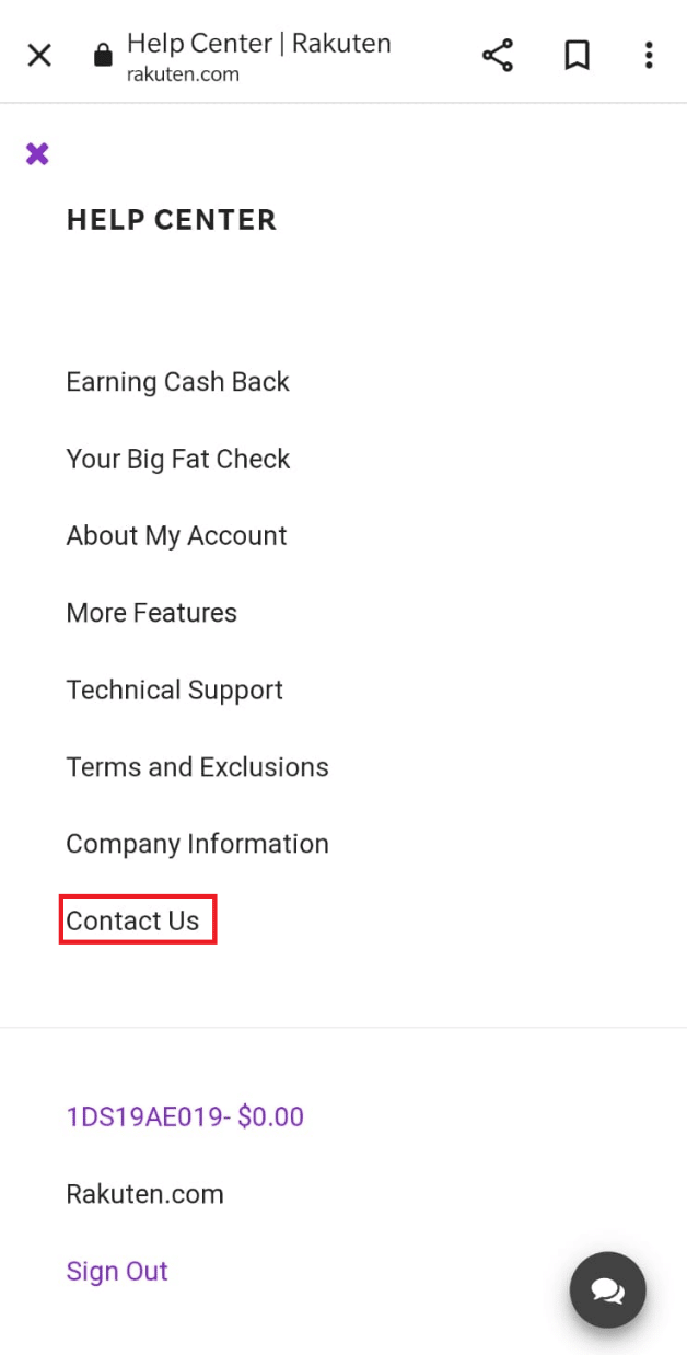 Select Contact Us under the help topics. is it safe to link a credit card to Rakuten