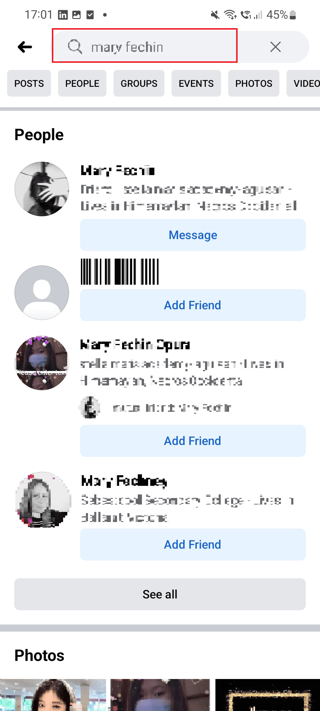 Type the Name of your friend in the Search icon whom you want to suggest. | How to Recommend Friends on Facebook