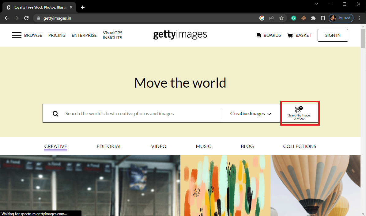 Locate and click on the Search by image or video option next to the search bar. How to Run Reverse Scammer Image Search