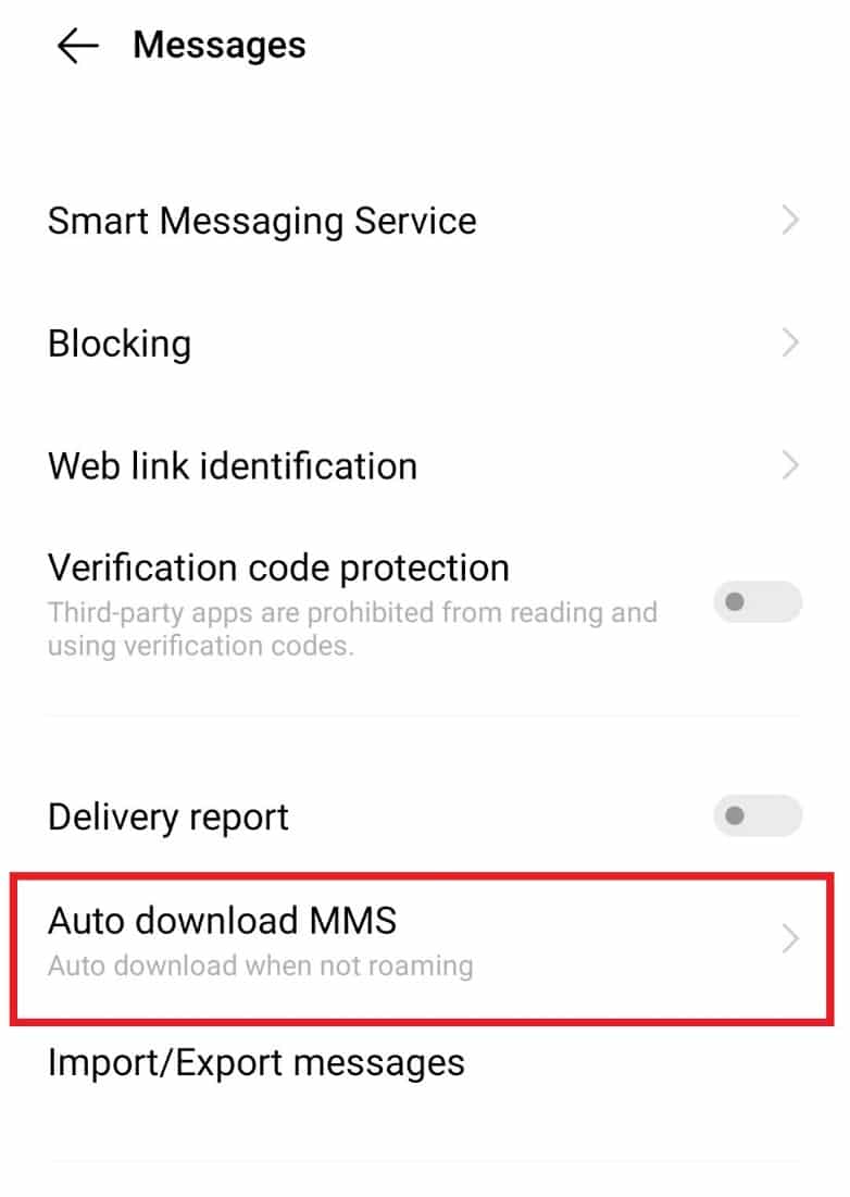 Open Auto download MMS 