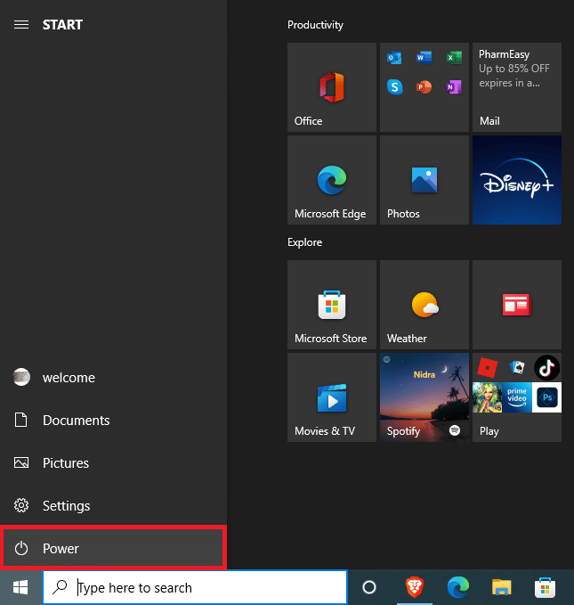 Locate and click on the Power Button. 11 Ways to Fix Error Code 523 on Roblox 